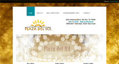 Desktop Screenshot of plazadelsolmall.com